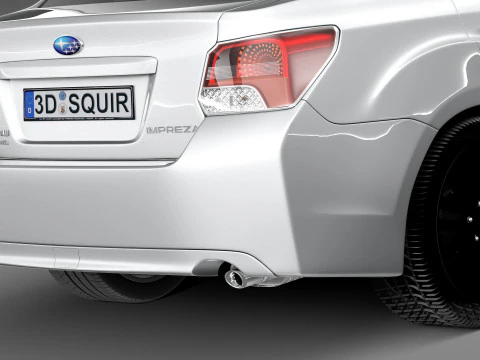 Subaru Impreza Sedan 2013 3D Model