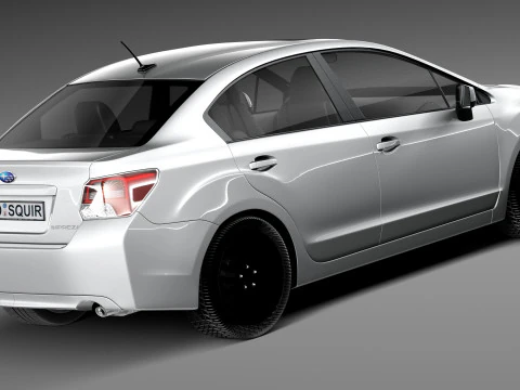 Subaru Impreza Sedan 2013 3D Model