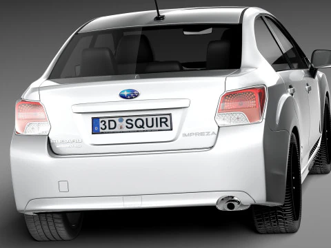 Subaru Impreza Sedan 2013 3D Model