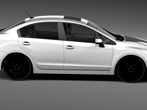 Subaru Impreza Sedan 2013 3D Модель