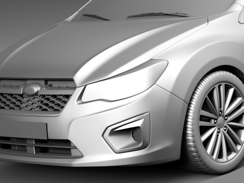 Subaru Impreza Sedan 2013 3D Модель