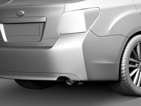 Subaru Impreza Sedan 2013 3D Model