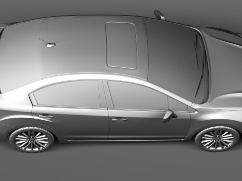 Subaru Impreza Sedan 2013 3D Модель