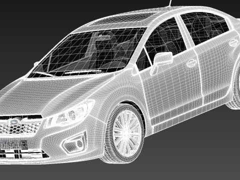 Subaru Impreza Sedan 2013 3D Модель