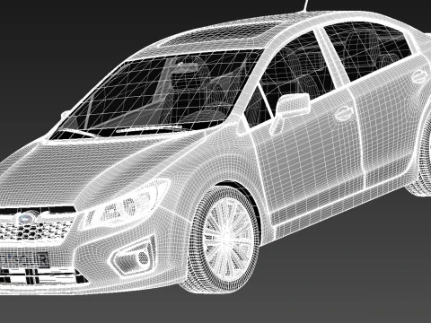 Subaru Impreza Sedan 2013 3D Model