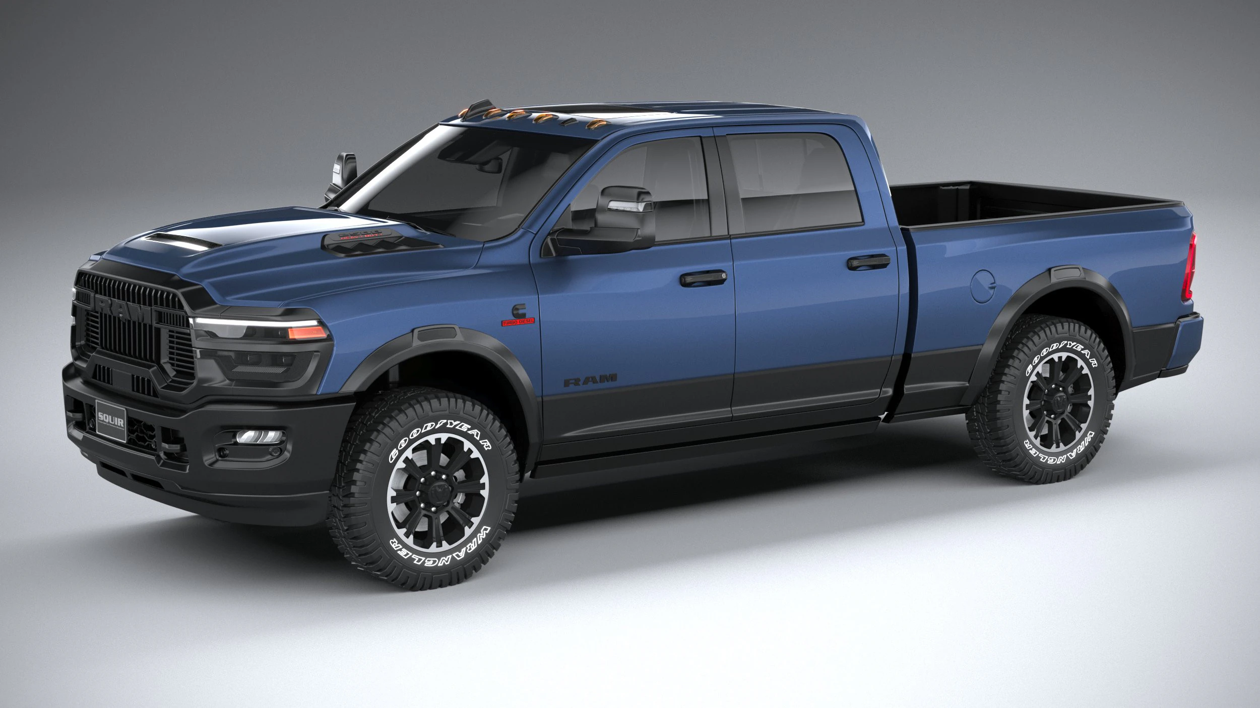 RAM Heavy Duty 2025 3D Model .c4d .max .obj .3ds .fbx .stl .blend