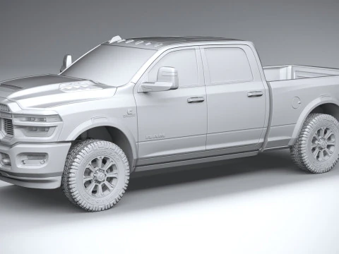 RAM Heavy Duty 2025 3D Model