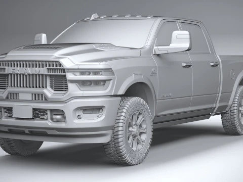 RAM Heavy Duty 2025 3D Model