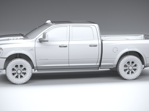 RAM Heavy Duty 2025 3D 模型