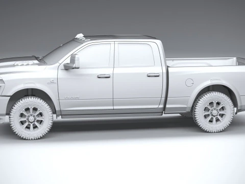 RAM Heavy Duty 2025 3D Model