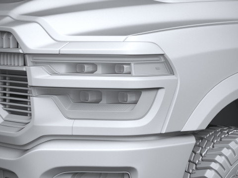 RAM Heavy Duty 2025 3D 模型