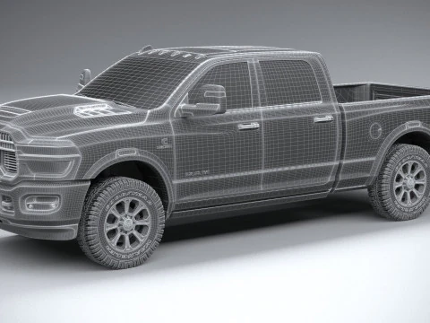RAM Heavy Duty 2025 3D Model