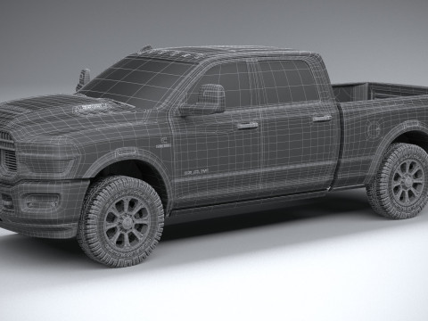 RAM Heavy Duty 2025 3D 模型