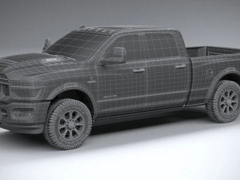 RAM Heavy Duty 2025 3D Model