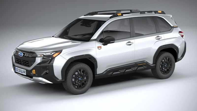 Subaru Forester Wilderness 2026 Modèle 3D .c4d .max .obj .3ds .fbx .stl .blend