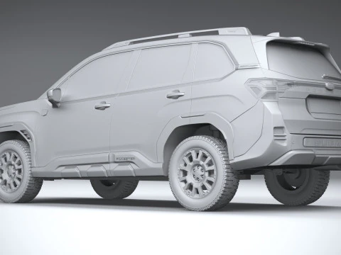 Subaru Forester Vahşi Yaşamı 2026 3D Model