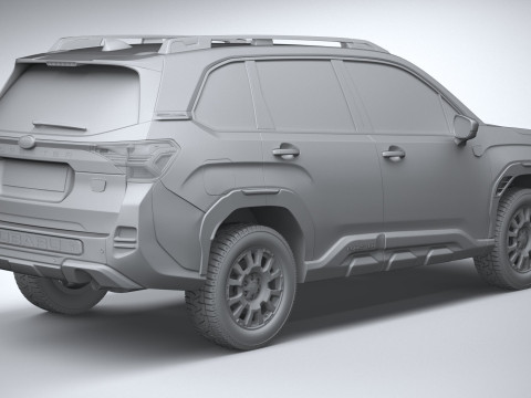Subaru Forester Wilderness 2026 Modèle 3D