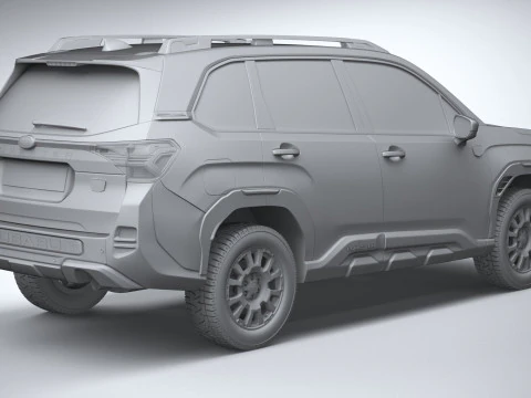 Subaru Forester Vahşi Yaşamı 2026 3D Model