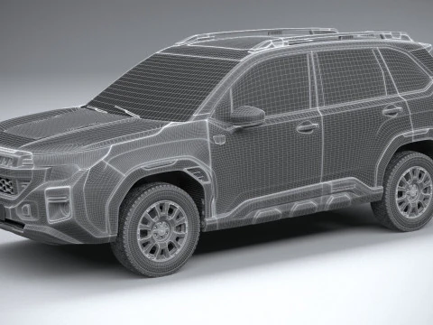 Subaru Forester Vahşi Yaşamı 2026 3D Model