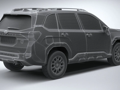Subaru Forester Vahşi Yaşamı 2026 3D Model