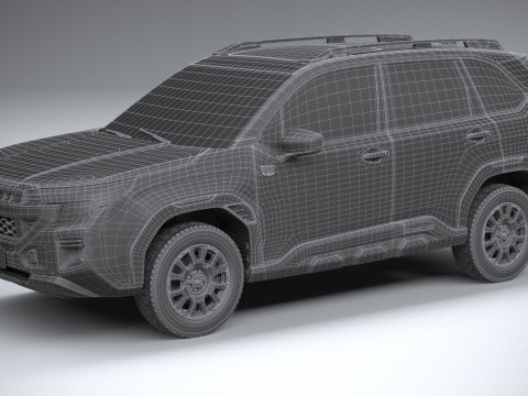 Subaru Forester Wilderness 2026 Modèle 3D