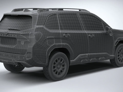 Subaru Forester Vahşi Yaşamı 2026 3D Model
