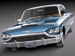 Thunderbird 1965 Coupe 3D Model