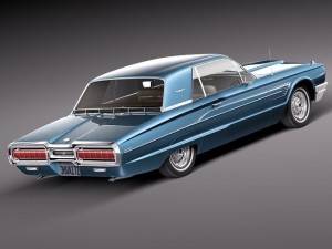 Thunderbird 1965 Coupe 3D Model