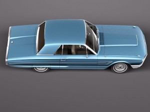Thunderbird 1965 Coupe 3D Model