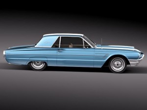 Thunderbird 1965 Coupe 3D Model