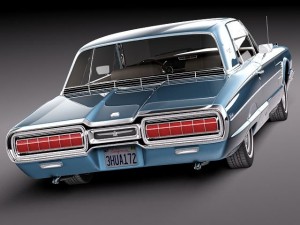 Thunderbird 1965 Coupe 3D Model