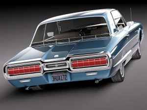 Thunderbird 1965 Coupe 3D Model