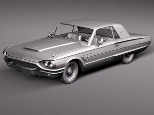 Thunderbird 1965 Coupe 3D Model