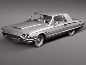 Thunderbird 1965 Coupe 3D Model