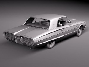 Thunderbird 1965 Coupe 3D Model