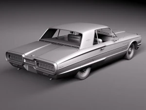 Thunderbird 1965 Coupe 3D Model