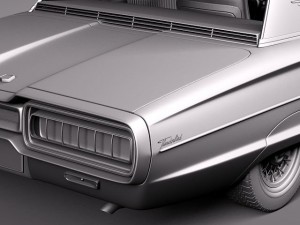 Thunderbird 1965 Coupe 3D Model