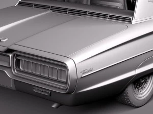 Thunderbird 1965 Coupe 3D Model