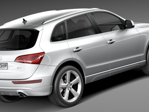 Audi Q5 2013 3D Model