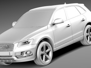 Audi Q5 2013 3D Model