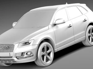 Audi Q5 2013 3D Model