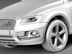 Audi Q5 2013 3D Model