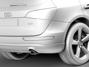 Audi Q5 2013 3D Model