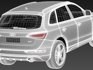 Audi Q5 2013 3D Model