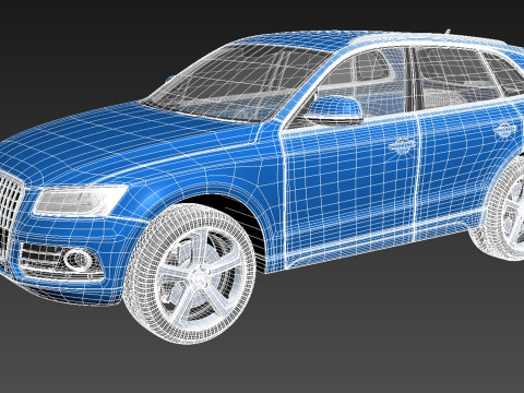 Audi Q5 2013 3D Model