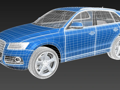 Audi Q5 2013 3D Model