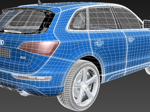 Audi Q5 2013 3D Model