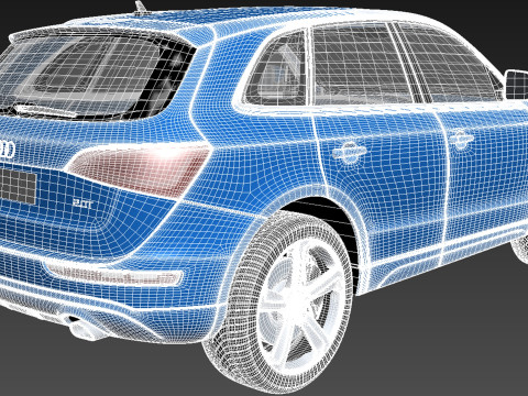 Audi Q5 2013 3D Model