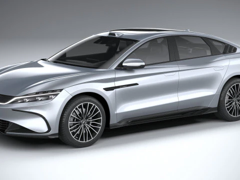 BYD Han 2025 Modello 3D