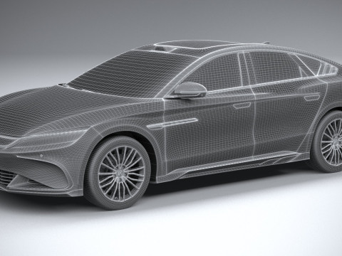 BYD Han 2025 Modelo 3D